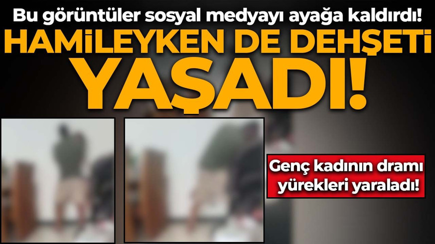 Bu görüntüler sosyal medyayı ayağa kaldırdı! Hamileyken de şiddet gördü: Genç kadının dramı yürekleri burktu
