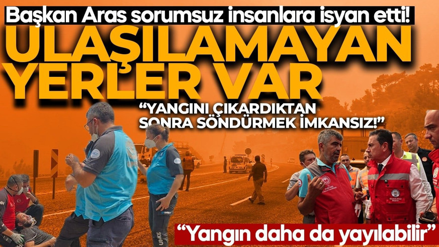 Muğla Belediye Başkanı Ahmet Aras tv100'de yangına ilişkin son durumu paylaştı! Sorumsuz insanlara isyan etti: "Yangın çıktıktan sonra söndürmek imkansız"