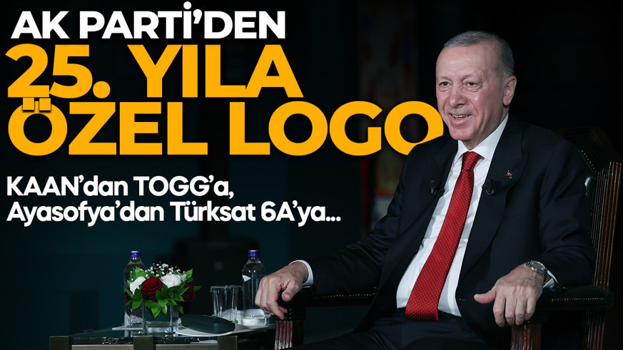 AK Parti’nin 25. yıl logosu belli oldu! İşte logoda dikkat çeken detaylar