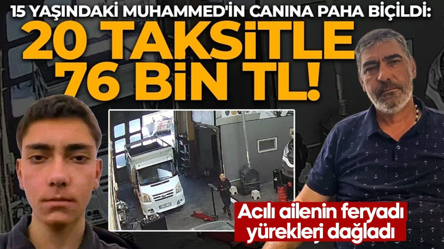 Muhammed’in öldü, mahkeme 20 taksitle 76 bin TL ceza verdi! Acılı aile isyan etti