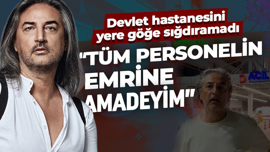 Şarkıcı Çelik devlet hastanesini yere göğe sığdıramadı: "Tüm personelin emrine amadeyim"