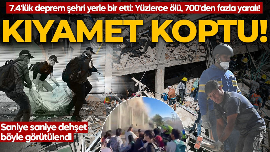 Kolombiya'da adeta kıyamet koptu! 7.4'lük deprem şehri yerle bir etti: Yüzlerce ölü, 700'den fazla yaralı! Dehşet veren anlar kamerada
