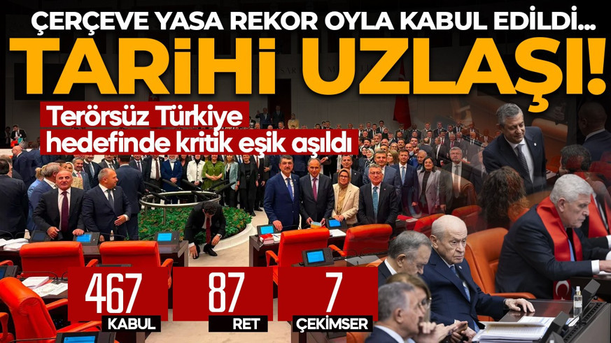 Terörsüz Türkiye Yasası rekor oyla kabul edildi! Tarihi teklife kaç vekil ‘evet’ dedi?