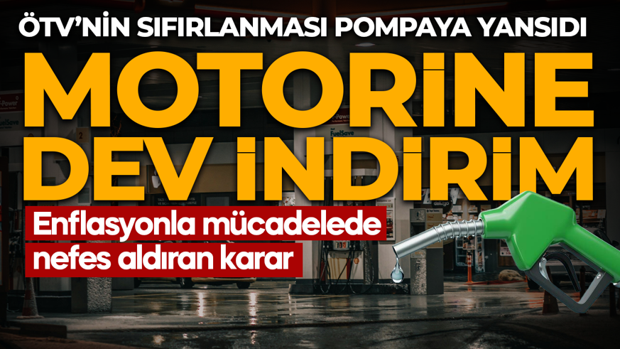 ÖTV kararı sonrası motorinde dev indirim! 9 lira birden düştü