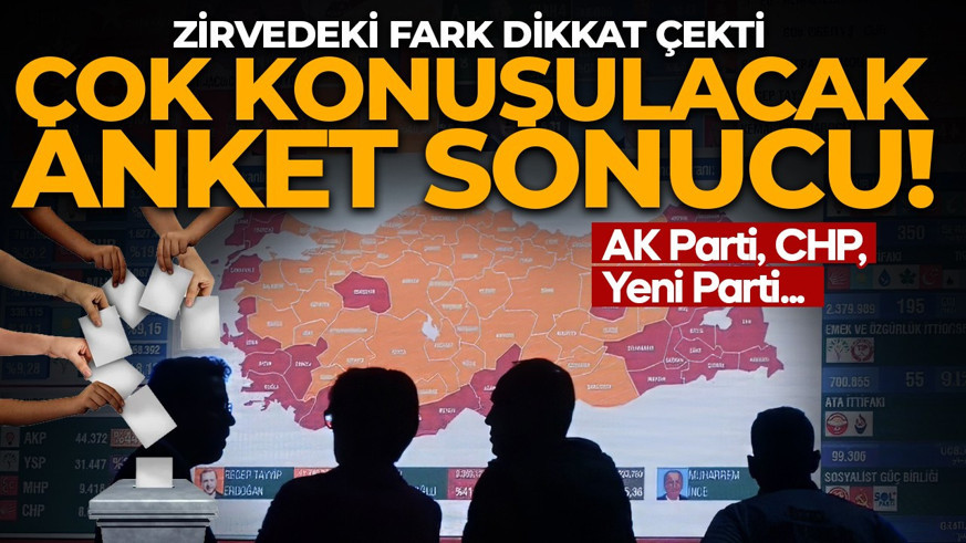 Ağustos seçim anketinde dikkat çeken sonuç! AK Parti, Yeni Parti ve CHP arasındaki fark şaşırttı