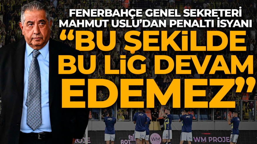 Mahmut Uslu’dan Gençlerbirliği maçı sonrası penaltı isyanı! “Bu şekilde bu lig devam edemez”