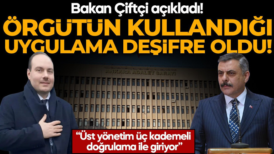 Bakan Çiftçi açıkladı! Alihan Kuriş Suç Örgütü'nün uygulaması deşifre oldu: "Örgütün üst yönetiminde kullanılıyor"