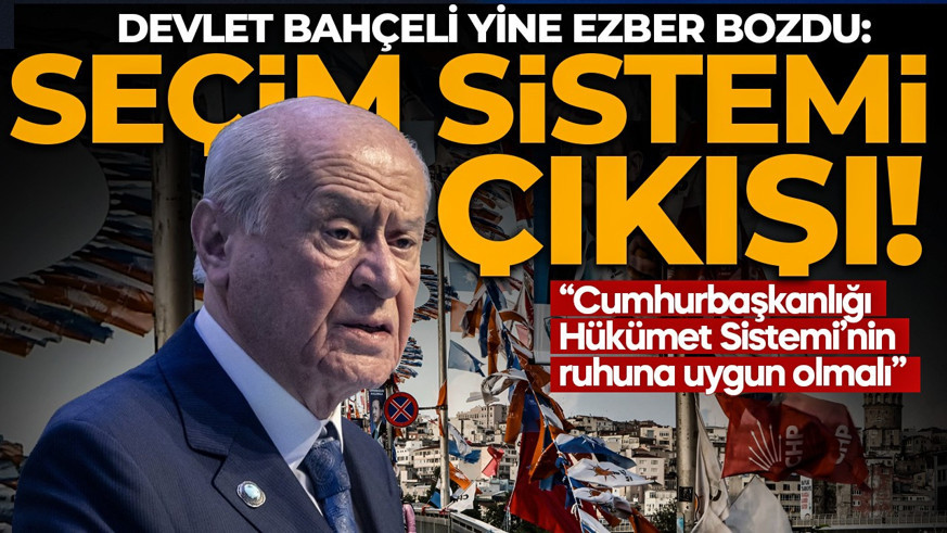 Bahçeli’den CHP ve “Yeni Parti” değerlendirmesi: Bölünmeyi tasvip etmedik