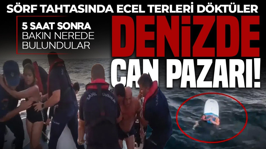 Yalova'da baba ve kızı denizde kayboldu! 5 saat sonra bakın nerede bulundular