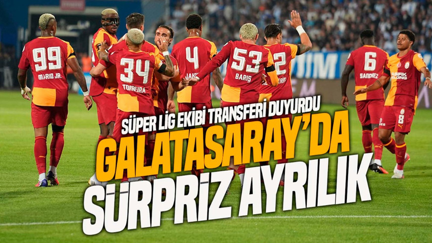 Galatasaray’da ayrılık var! Süper Lig ekibi transferi resmen açıkladı
