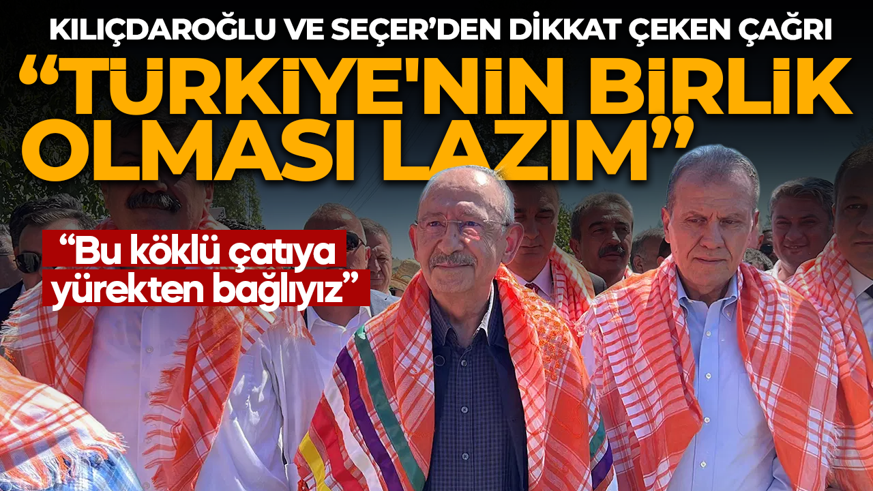 Kılıçdaroğlu Yörük etkinliğinde konuştu: “Türkiye'nin birlik olması lazım”