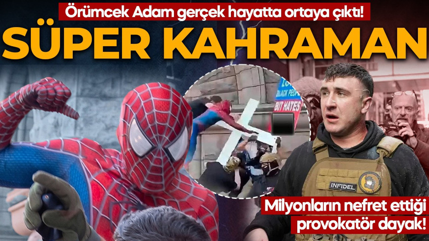 Örümcek Adam gerçek hayatta ortaya çıktı! Milyonların nefret ettiği provokatör Jake Lang'a dayak: O anlar gündem oldu