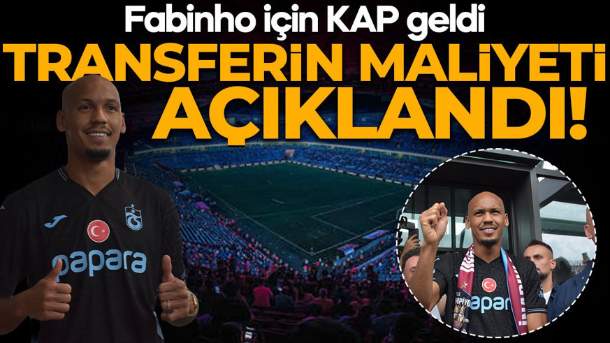 KAP geldi! Trabzonspor, Fabinho'nun maaşını ve sözleşmesi süresini açıkladı