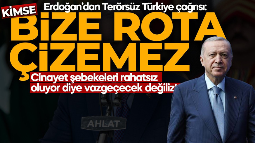 Cumhurbaşkanı Erdoğan'dan Terörsüz Türkiye çağrısı: Herkes çözümün parçası olmalı