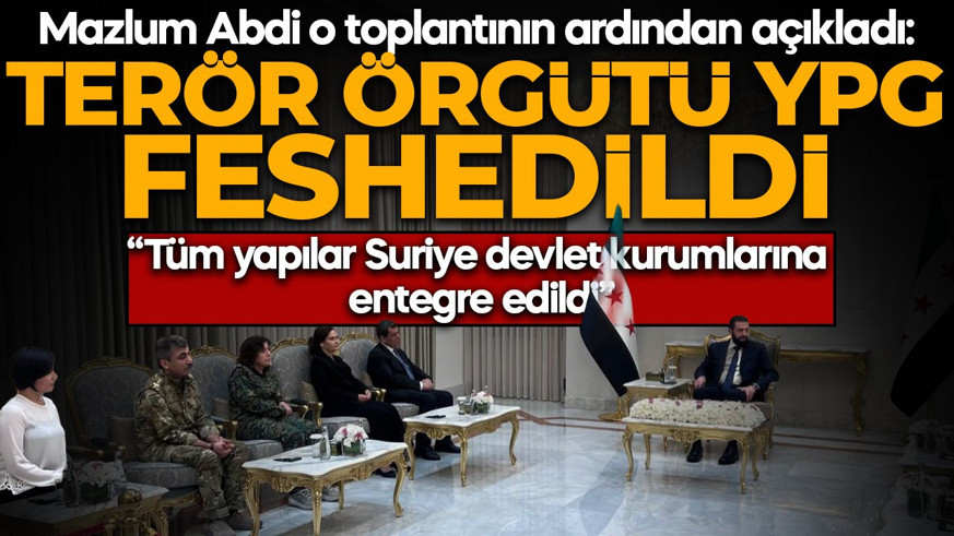 Suriye'de terör örgütü YPG'den fesih kararı