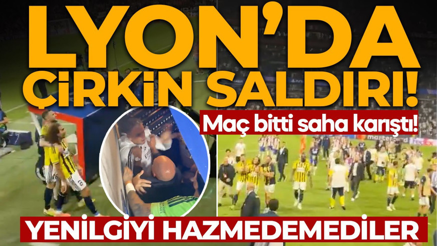 Fenerbahçe, Lyon’u devirdi! Saha karıştı, futbolcular birbirine girdi