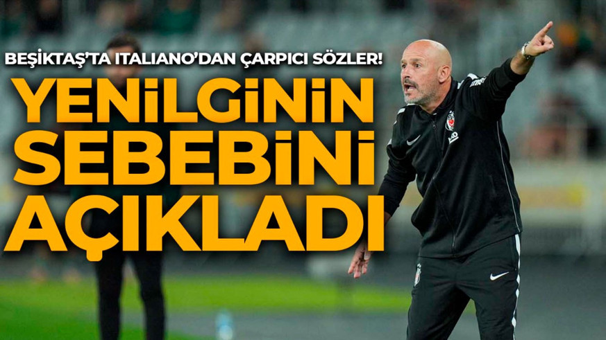 Beşiktaş'ta Italiano'dan Zalgiris maçı sonrası çarpıcı sözler! "Yok saymalıyız"