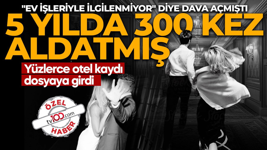 "Ev işleriyle ilgilenmiyor" diye dava açmıştı! Otel kayıtları gelince mahkemede şoka uğradı! 5 yılda 300 kez aldatmış