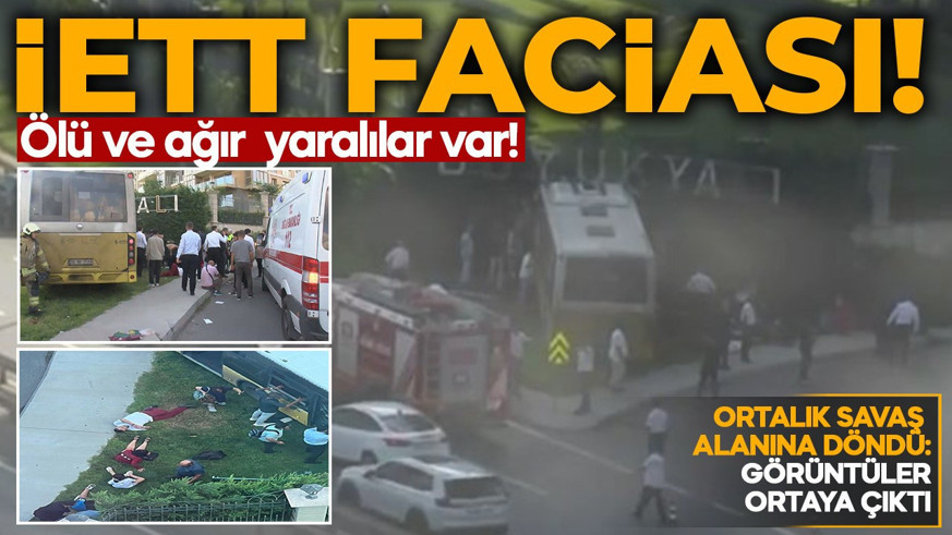 Zeytinburnu'nda İETT otobüsü sitenin duvarına çarptı: Can kaybı ve çok sayıda yaralı var!