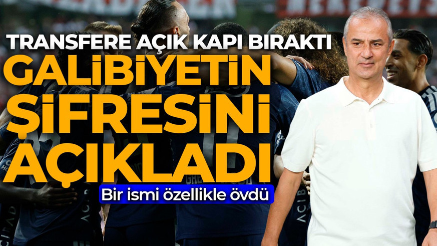 İsmail Kartal, Samsunspor galibiyetinin şifresini açıkladı! Bir ismi özellikle övdü