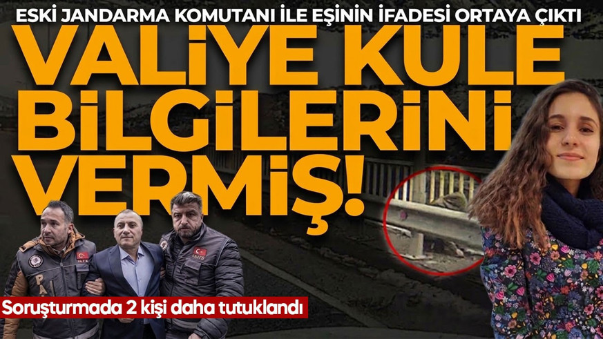 Gülistan Doku soruşturmasında flaş gelişme: Vali Sonel'e kule bilgilerini vermiş! Eski jandarma komutan yardımcısı ve eşi tutuklandı