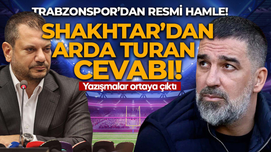 Trabzonspor, Arda Turan’ı resmen istedi! Shakhtar Donetsk’in cevabı ortaya çıktı