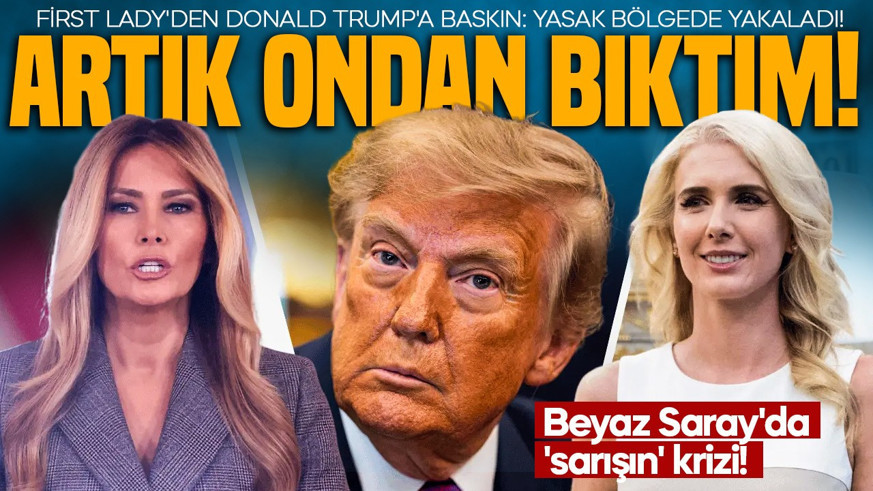 Beyaz Saray'da 'sarışın' krizi! First Lady'den Donald Trump'a baskın: Yasak bölgede yakaladı! "Artık ondan bıktım"
