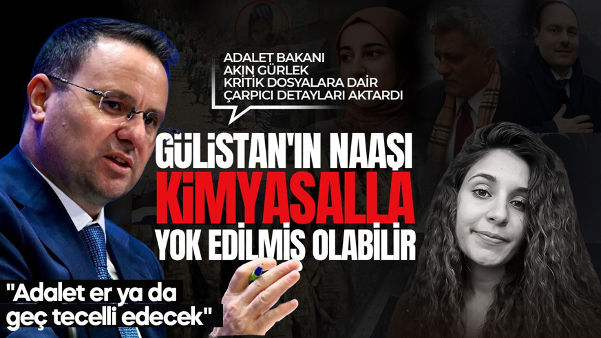 Bakan Gürlek'ten faili meçhul dosyalara ilişkin açıklama: Gülistan Doku'nun naaşı kimyasalla yok edilmiş olabilir