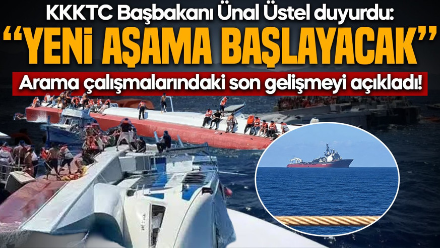 Girne’deki gemi faciasında yeni gelişme: KKTC Başbakanı Ünal Üstel açıkladı: “Yeni aşama yarın başlayacak”
