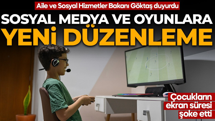 Bakan Göktaş duyurdu: Sosyal medya ve oyunlara yeni düzenleme geliyor! Çocukların ekran süresi şoke etti