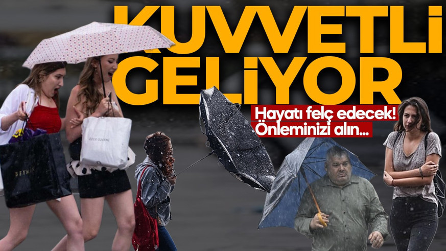 SON DAKİKA HAVA DURUMU... Meteoroloji'den kritik uyarı: 6 bölgede kuvvetli yağış alarmı! O saatlere dikkat