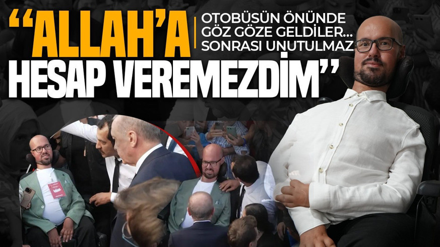 Cumhurbaşkanı Erdoğan onu gördü, konvoy bir anda durdu! Engelli genç o anları anlattı: Aklımın ucundan bile geçmezdi