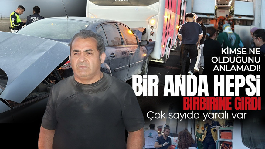 Kimse ne olduğunu anlamadı! Bir anda hepsi birbirine girdi: Çok sayıda yaralı var
