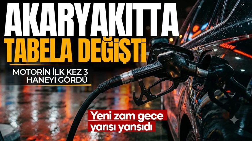 Akaryakıtta tabela değişti! Yeni zam gece yarısı yansıdı: Motorin ilk kez 3 haneyi gördü