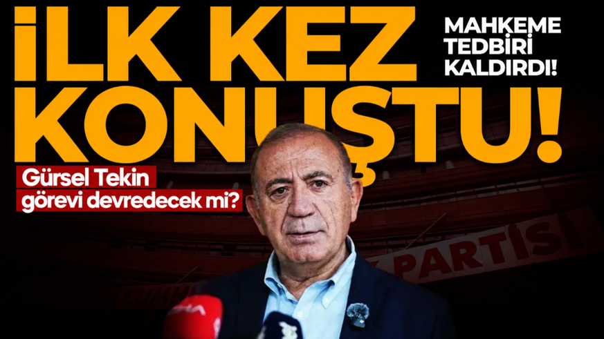Mahkeme tedbiri kaldırdı! Gürsel Tekin görevi devredecek mi? İlk kez konuştu