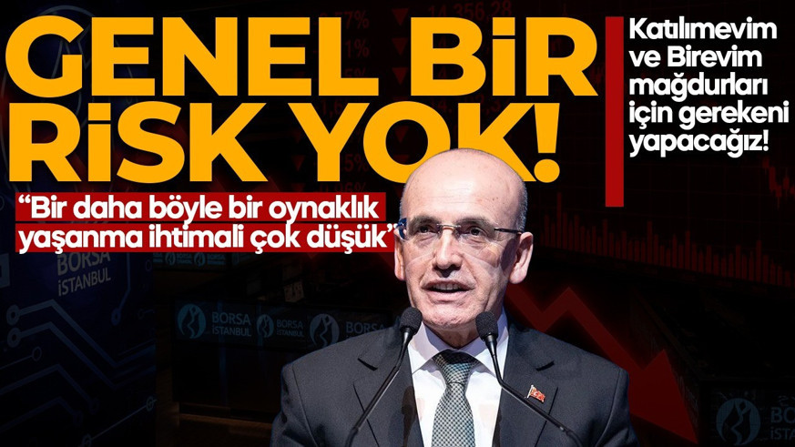 Mehmet Şimşek'ten fon piyasası açıklaması! Katılımevim ve Birevim mağdurları için net mesaj: Onlara yaklaşımımız farklı olacak