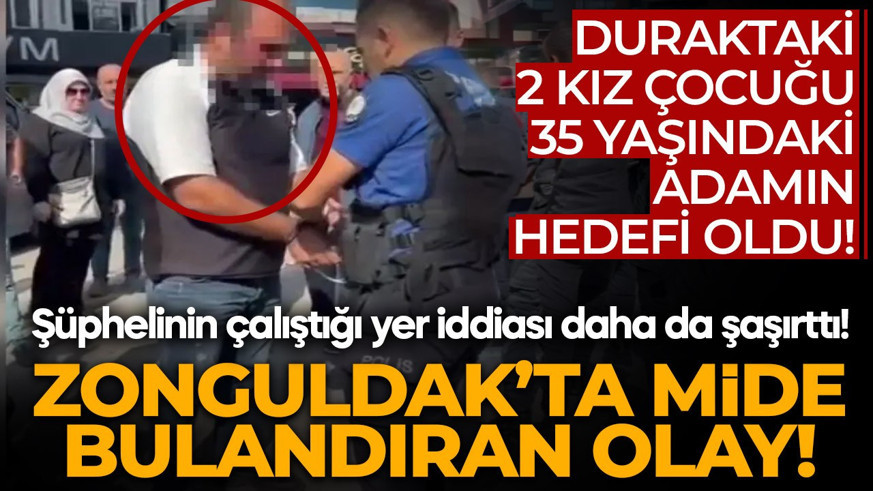 Zonguldak'ta dolmuş durağında iğrenç iddia! Vatandaşlar şüpheliyi yakalayıp polise teslim etti