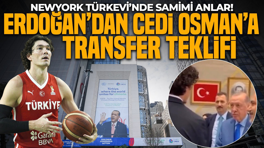 Cumhurbaşkanı Erdoğan’dan Cedi Osman’a transfer teklifi: “Seni bizim takıma alırız”