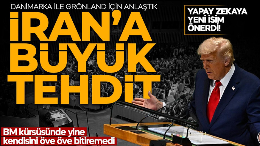 Donald Trump BM Genel Kurulu'nda sert mesaj: İran terör sponsorudur