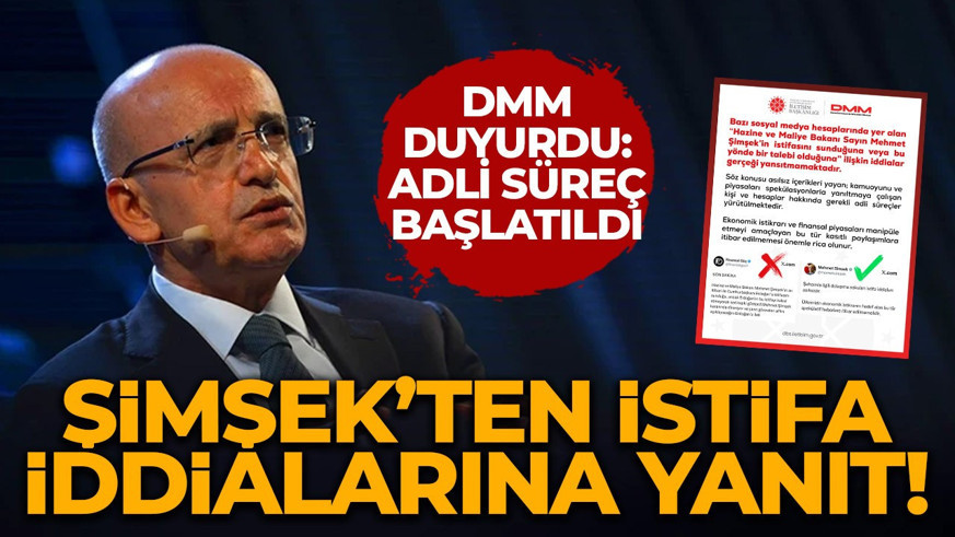 Bakan Şimşek ile ilgili asılsız iddiaların ardından DMM'den açıklama: "Adli süreç başlatıldı"