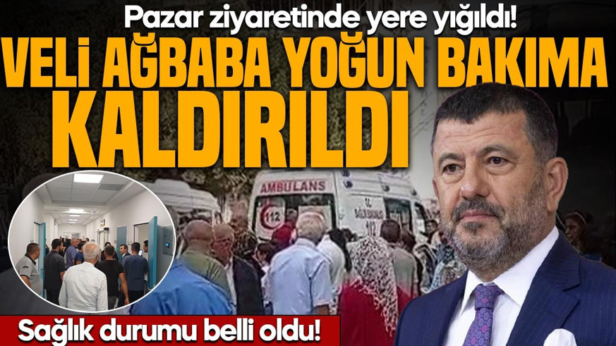 Milletvekili Veli Ağbaba pazarda fenalaşarak bayıldı: Yoğun bakıma kaldırıldı