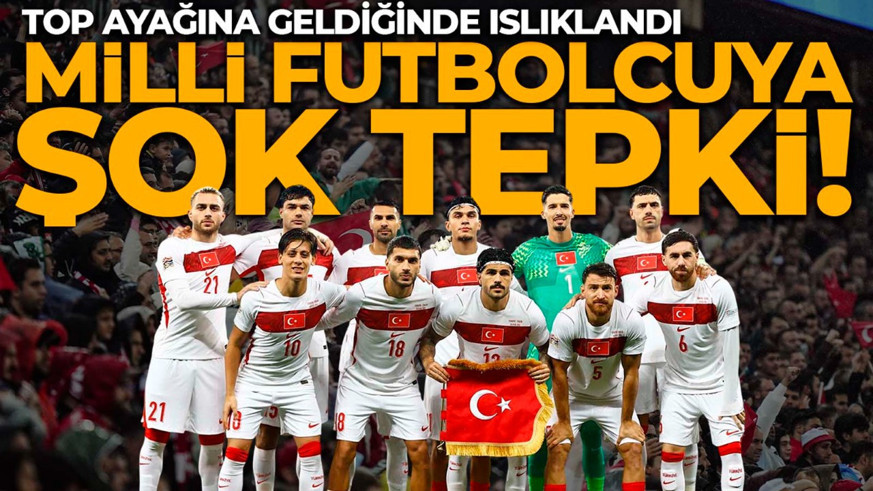 Milli futbolcuya şok tepki! Top ayağına her geldiğinde ıslıklandı!