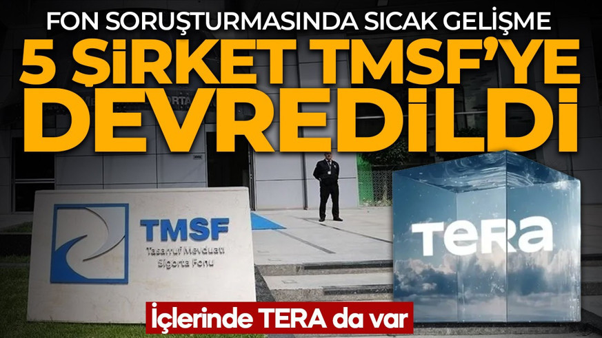 Fon soruşturmasında 5 şirket TMSF'ye devredildi