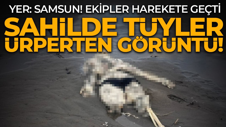 Samsun’da sahilden gelen ihbar ekipleri harekete geçirdi