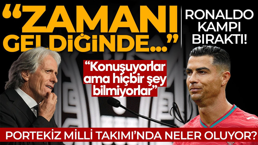 Portekiz Milli Takımı'nda kriz! Jesus "Hiçbir oyuncu fikrimi değiştiremez" dedi, Ronaldo kampı bıraktı