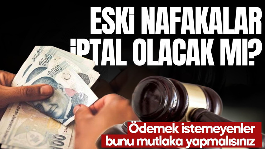 Nafaka düzenlemesinde merak edilen soru: Eskiden ödeme yapanlar nasıl bir yol izleyecek? Uzman isim 'Sakın yapmayın' diyerek uyardı