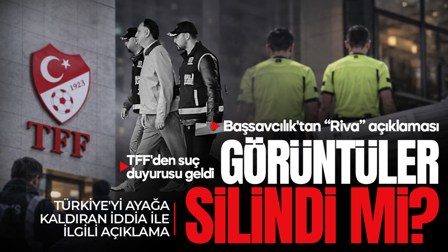 TFF’den VAR odasındaki incelemeye ilişkin açıklama: Dijital materyaller silindi iddiası... Suç duyurusunda bulunuldu