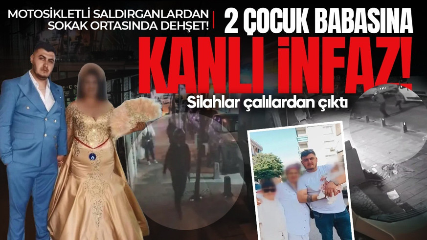 Çay içmeye gitmişti! Kasklı 2 saldırganın hedefi oldu: Dehşetin yaşandığı anlar kamerada
