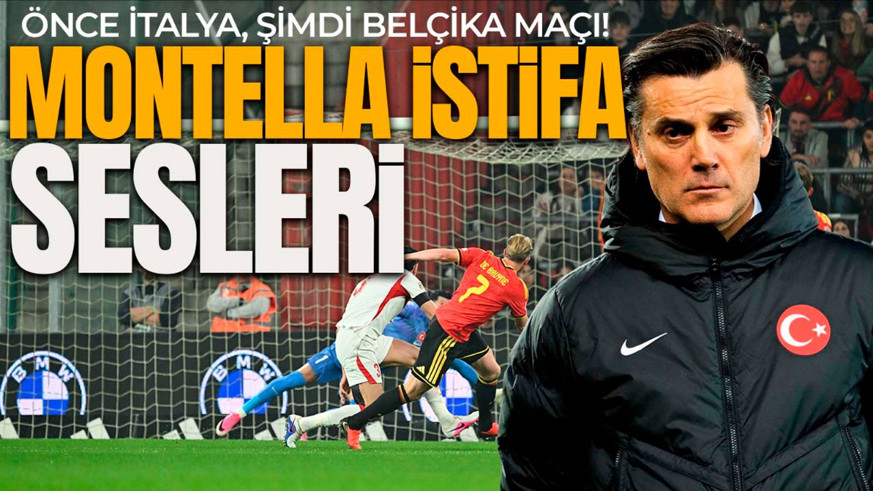 İtalya’dan sonra Belçika! Tribünlerden Montella istifa tezahüratları
