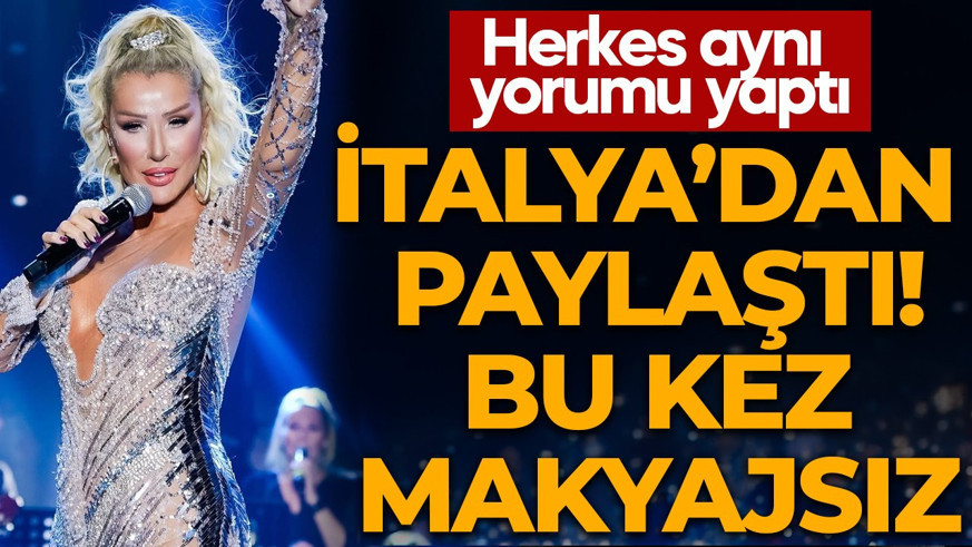 Seda Sayan’dan İtalya tatilinde makyajsız paylaşım